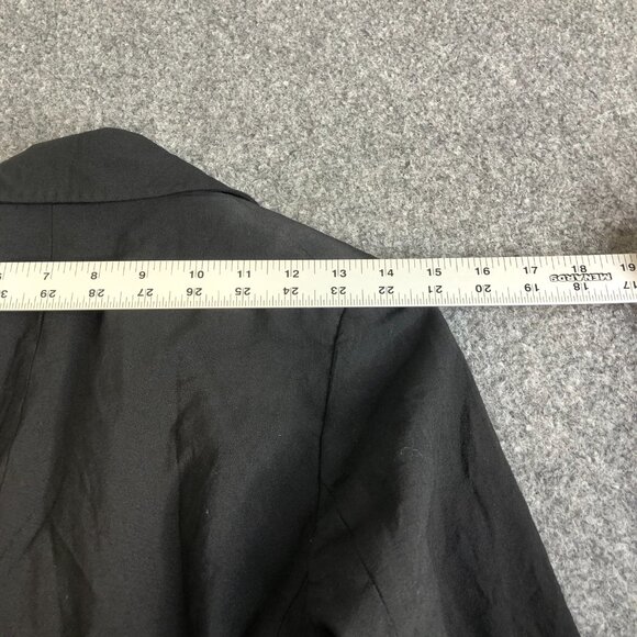 Banana Republic Womens Blazer Black Wool Blend Stretch Work Career Suit Jacket 2 - Picture 11 of 12